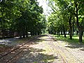 Mátravasút tracks in Mátrafüred