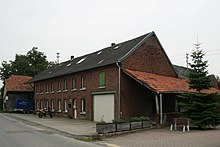 Brick courtyard