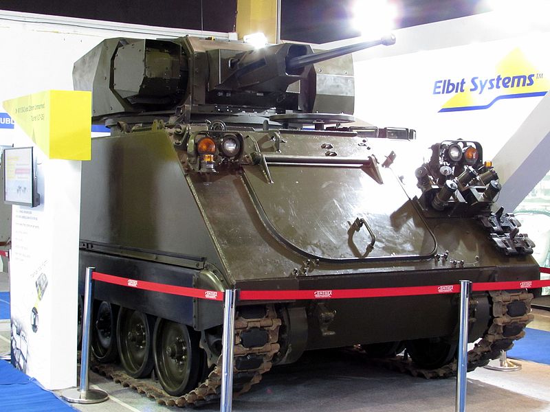 File:M113A2 APC and UT-25 Unmanned Turret.jpg