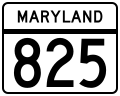 File:MD Route 825.svg