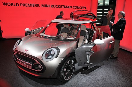 The Mini Rocketman on display at the 2011 Geneva Motor Show
