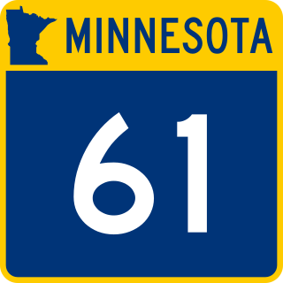 <span class="mw-page-title-main">Minnesota State Highway 61</span> Highway in Minnesota