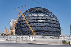 Sphere At The Venetian Resort: Baugeschichte, Außenfassade, Innenraum