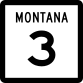 Montana route marker