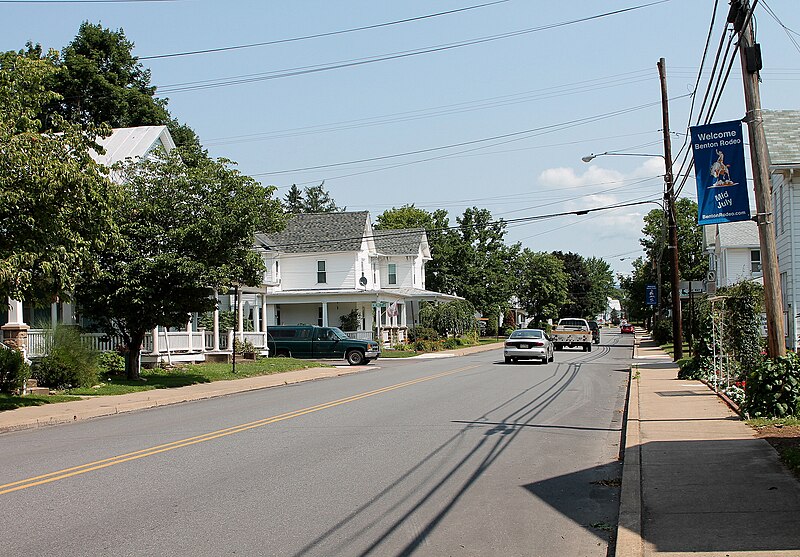 File:Main Street in Benton, Columbia County, Pennsylvania.JPG