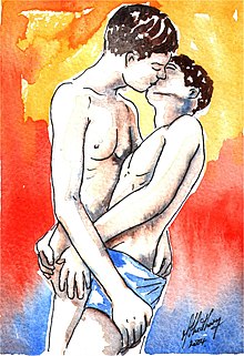 Male Nude in Red & Yellow by Lidbury (7).jpg