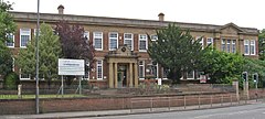 Former Technical and Art College is now Mansfield and Ashfield Sixth Form College, Chesterfield Road South, Mansfield Mansfield former Technical and Art College.JPG