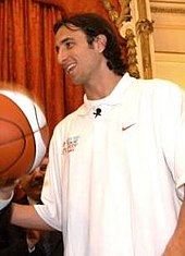 Manu Ginobili, the 57th pick in the 1999 draft, won an Olympic Gold medal at the 2004 Summer Olympics while playing for Argentina. Manu Ginobili 2005.jpg