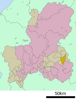 Fukuoka, Gifu dissolved municipality in Ena district, Gifu prefecture, Japan
