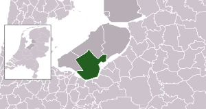 Carte de localisation de Zeewolde