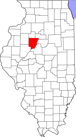 Map of Illinois highlighting Peoria County.svg