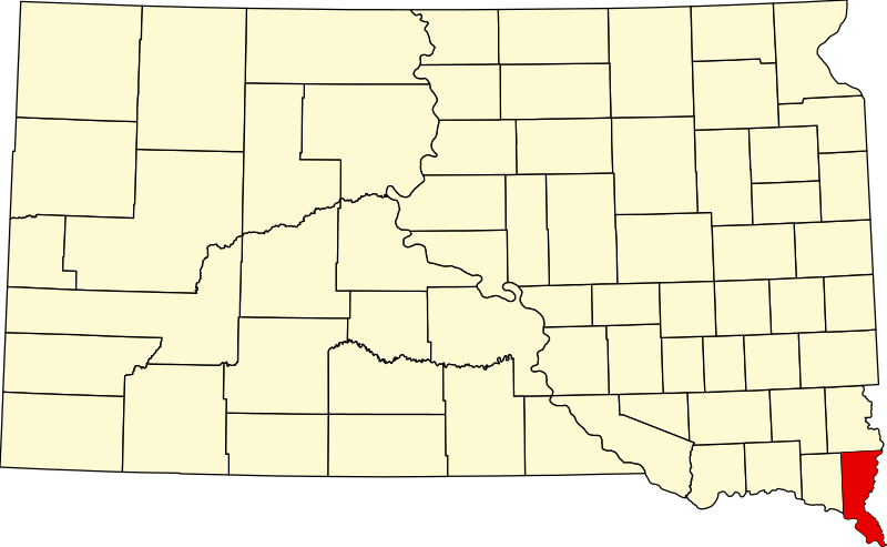 صورة:Map of South Dakota highlighting Union County.svg