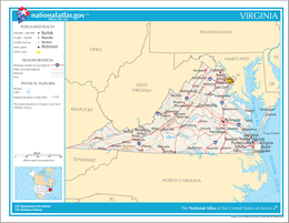 Virginia – Mappa