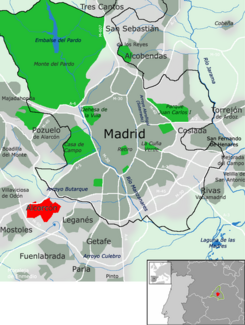 mapa de alcorcon madrid españa Alcorcón   Wikipedia, la enciclopedia libre