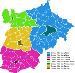 Plan powiatu wałeckiego
