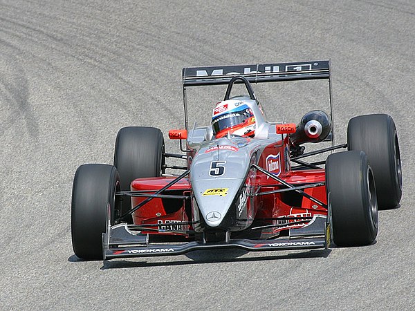 Markus Winkelhock driving a Dallara-Mercedes at the Sachsenring