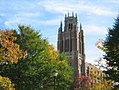 Marquette Hall in autumn