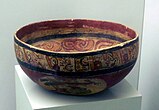 Late Classic Maya bowl, El Copador style, El Salvador.