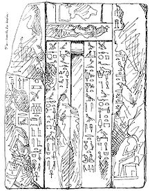 Mereszanhot ábrázoló sztélé szakkarai sírjából[1]