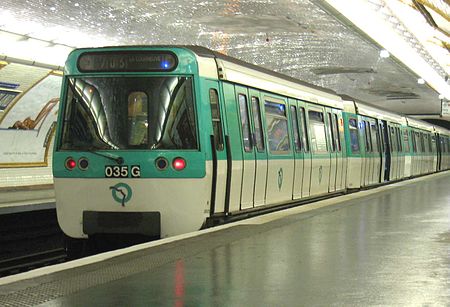 Metro Paris Rame MF77 ligne