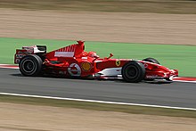 The race was won by Ferrari's Michael Schumacher. Michael Schumacher 2006 France.jpg