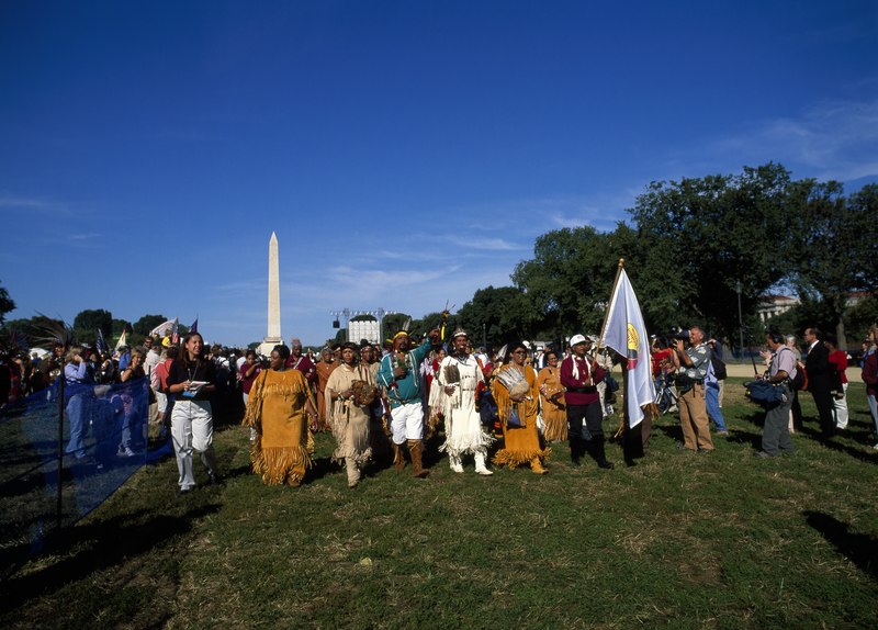 File:Million Native American March, June 27, 2003, Washington, D.C LCCN2011634006.tif