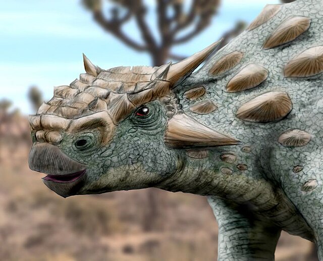Restoration of Minotaurasaurus in paleoenvironment