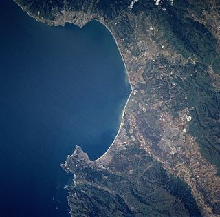 Monterey Bay Large salt water bay in California, USA
