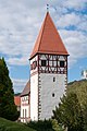 Deutsch: Evangelische Wehrkirche St. Alban und St. Wendelin in Künzelsau-Morsbach. English: Protestant fortified church Saints Alban and Wendelin in Künzelsau-Morsbach.