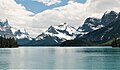 Mt. Julian, centered, from Maligne Lake