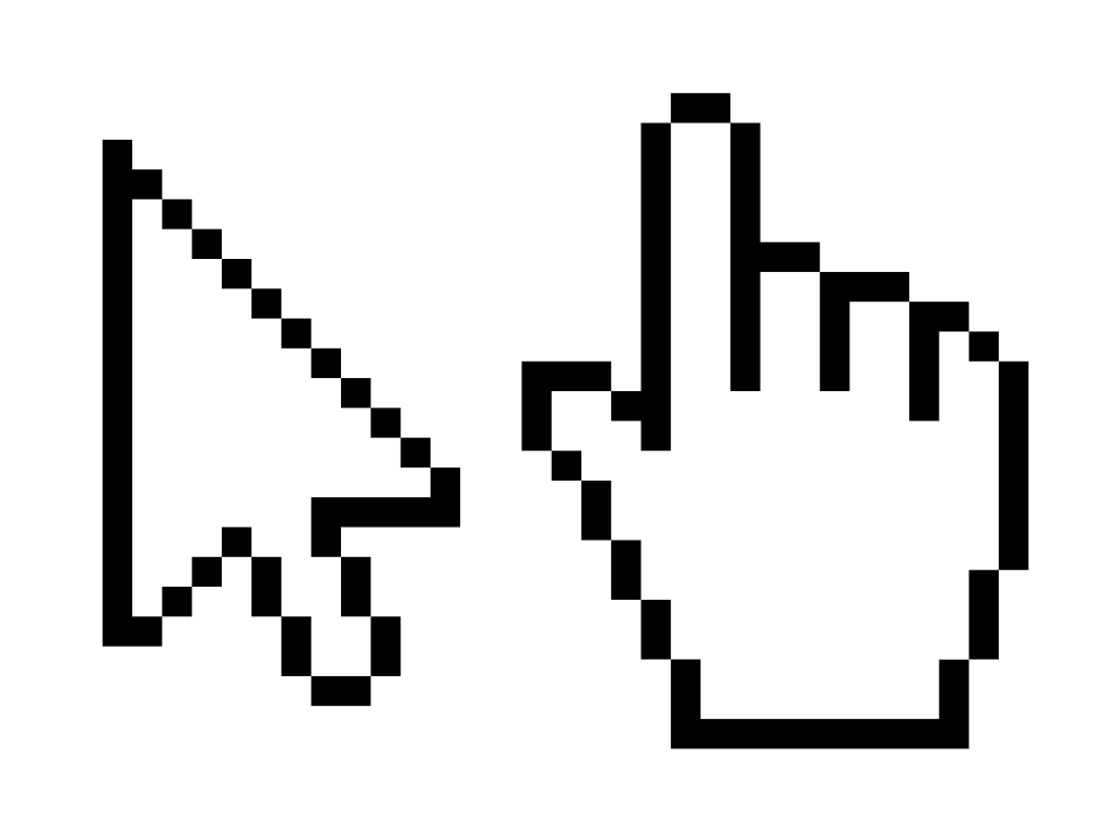 computer mouse pointer hand