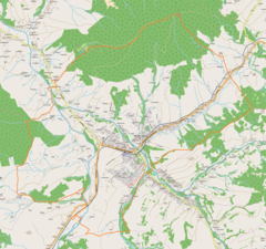 Mapa lokalizacyjna Mszany Dolnej