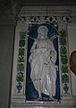 Detail of the altar of the Holy Milk formerly in Collegiate Church of San Lorenzo in Montevarchi. By Andrea della Robbia