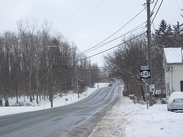 NY 247 in Reed Corners