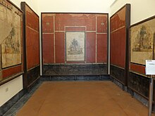 Red Room in the villa. National Archaeological Museum, Naples Naples Museum 142 (15208584579).jpg