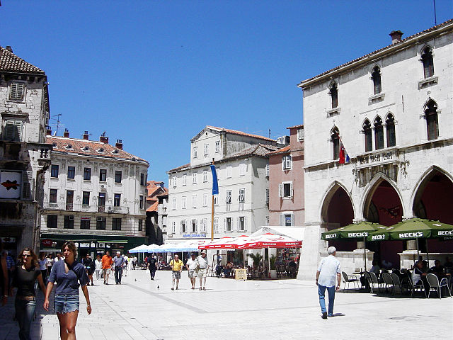 The historic center of Split, centered on Diocletian’s splendid palace, is today the cultural heart of the Croatian city.