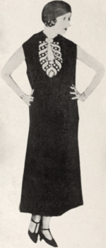 Rambova c. 1926 in a dress by Paul Poiret