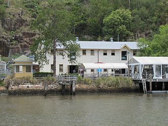 Naval stores, as seen from the Brisbane River, 2015 Naval Stores (former) (2015).jpg