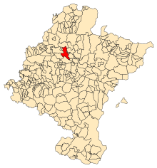 Navarra - Mapa gemeentelijk Iza.svg