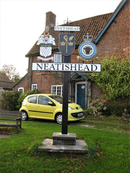 File:Neatishead Village Sign - geograph.org.uk - 5587725.jpg