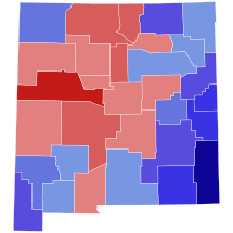 New Mexico At Large Congressional District Election Results 1926.svg