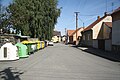 Čeština: Severní pohled do ulice Sportovní v Ráječku, okr. Blansko. English: North view of Sportovní street in Ráječko, Blansko District.