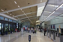 Inside the airport