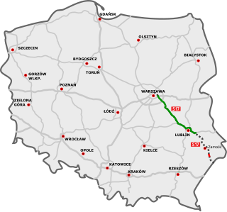 <span class="mw-page-title-main">Expressway S17 (Poland)</span> Road in Poland