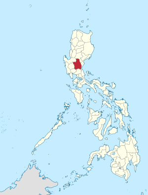 Мапа на Филипините со факти за Нова Есиха highlighted