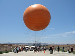 The balloon ride was the first attraction to open at the Great Park OC Great Park Balloon Ride 070714.jpg