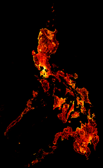 OpenStreetMap node density map - Philippines - 2020-01-01.png