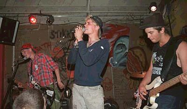 Ska punk band Operation Ivy performing live at 924 Gilman Street in 1988