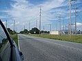 Orange Bend, Florida: On Lake County Road 44, looking north into it.