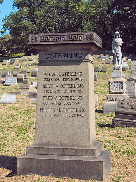 File:Osterling Monument, Rosedale Cemetery, 2015-09-16, 01.jpg